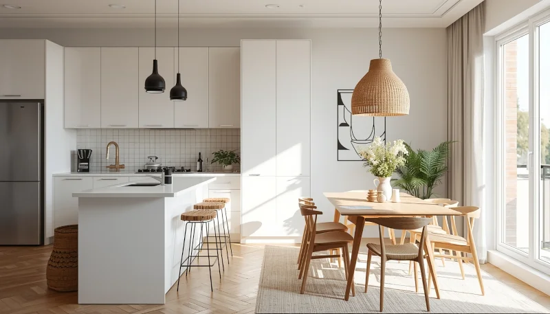 Kuchnia w stylu Boho