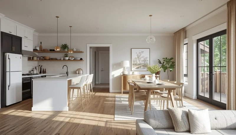 Kuchnia w stylu Modern farmhouse