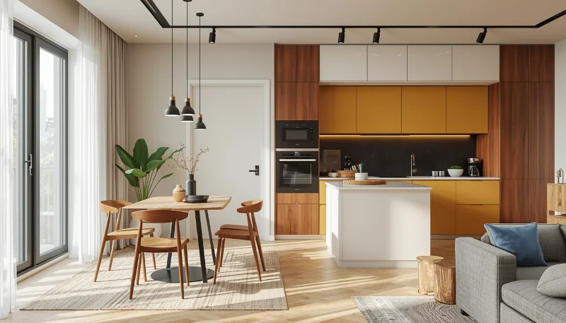 Kuchnia w stylu Nowoczesnym Modern