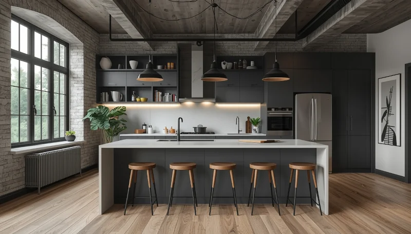 Kuchnia w stylu industrialnym,2