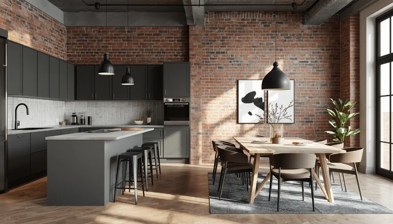 Kuchnia w stylu loft