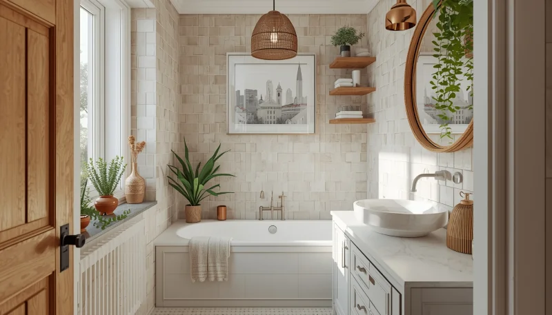 Łazienka w stylu Boho