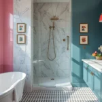 Łazienka w stylu Glamour