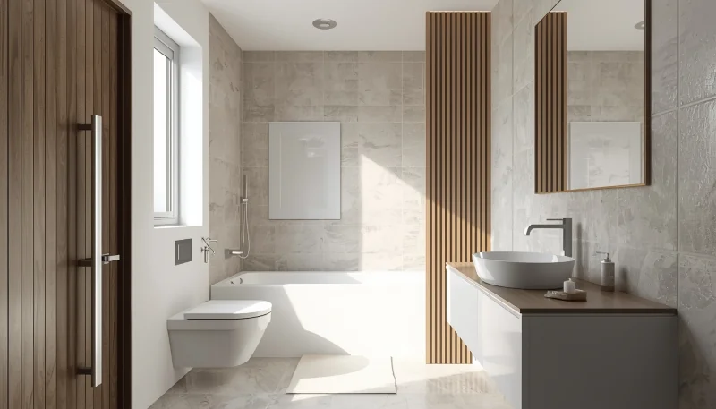 Łazienka w stylu Minimalistycznym