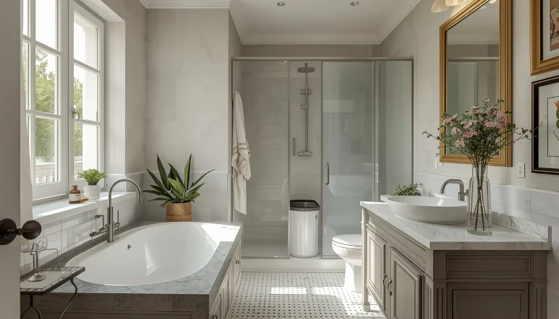 Łazienka w stylu Prowansalski