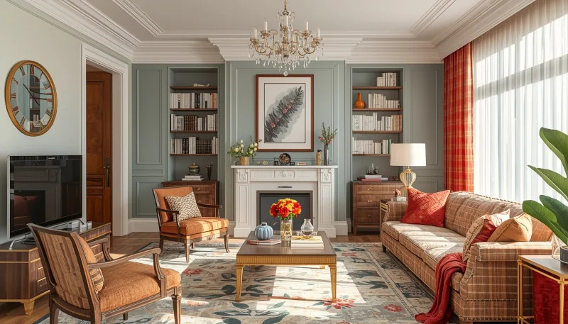 Salon w stylu Klasyczny