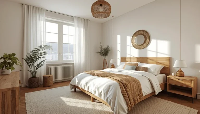 Sypialnia w stylu Boho