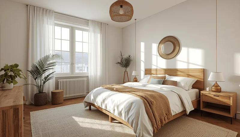Sypialnia w stylu Boho