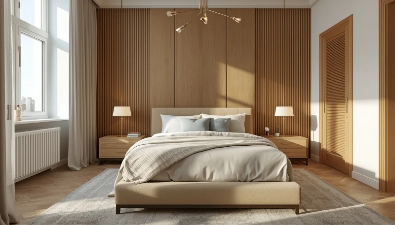 Sypialnia w stylu Eklektycznym